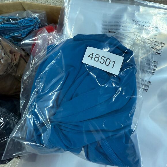 Chico's Blouse Women 00 Blue Long Sleeve Crew Neck Pullover Casual Solid - Picture 7 of 7